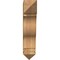 Ekena Millwork Funston Arts & Crafts Rough Sawn Bracket, Western Red Cedar, 6"W x 20"D x 28"H BKT06X20X28FST03RWR - alternate 4
